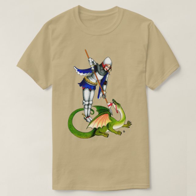 Gorgeous Georgie Pin Up Girl T-Shirt (Design Front)