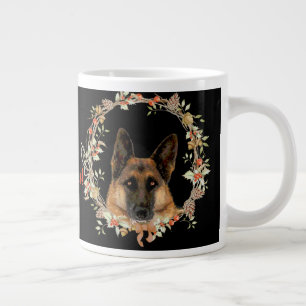 Gorgeous German Shepherd Holiday Coffee Mug