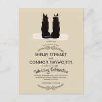Gorgeous German Shepherd Silhouette Wedding