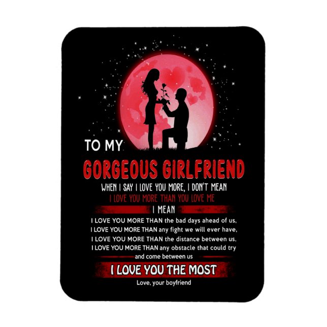 Gorgeous Girlfriend | To My Gorgeous Girlfriend Magnet (Vertical)