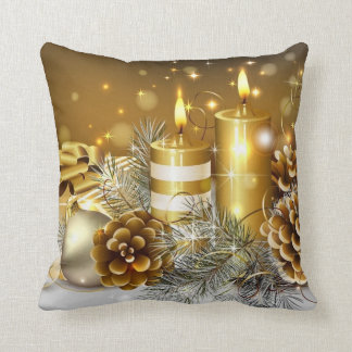 Gorgeous Gold Christmas Cards, Gifts Cushion