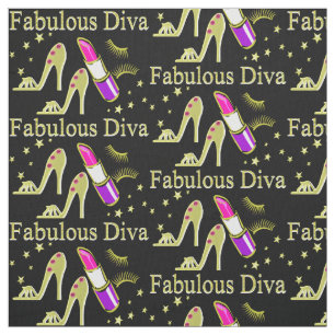 GORGEOUS GOLD FASHION DIVA FABRIC