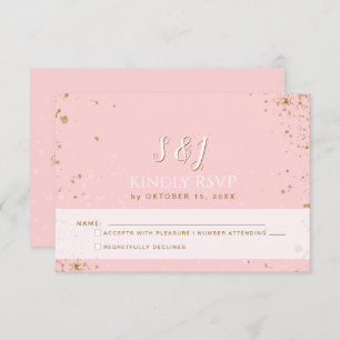 Gorgeous - Gold Pink RSVP 2