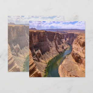 Gorgeous Grand Canyon And Colorado River Landscape Card