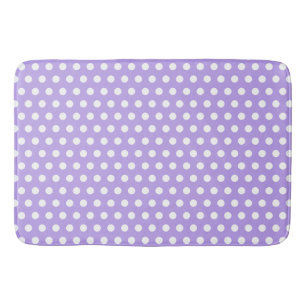 Gorgeous Grape Polka-Dot Bath Mat