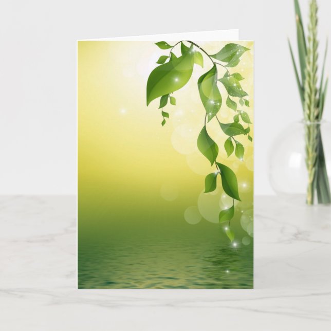 GORGEOUS GREEN VINES CARD (Front)