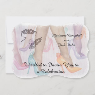 GORGEOUS HI HEELS CUSTOMIZABLE INVITATION