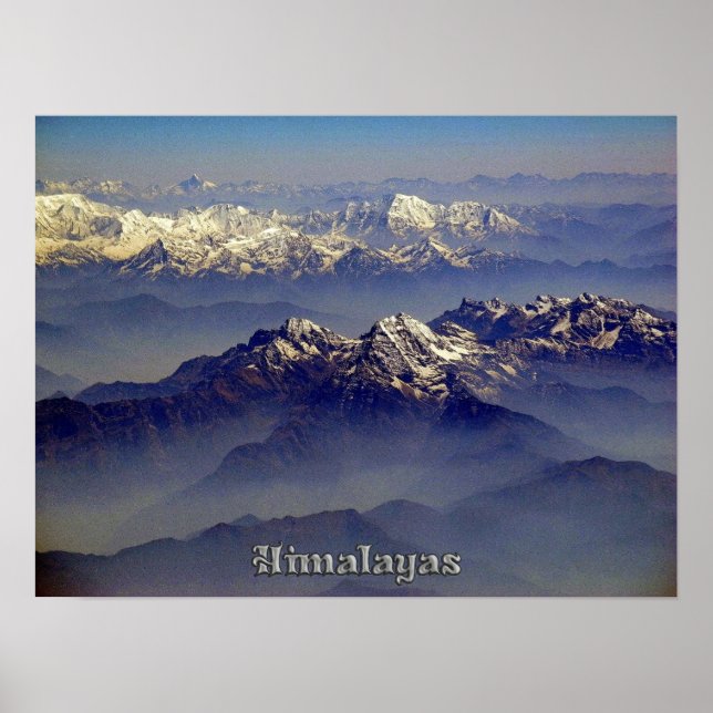 Gorgeous Himalayas Mountains - Mount Everest Peak Poster (Front)