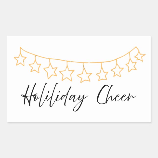 Gorgeous holiday stickers (Front)