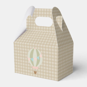 Gorgeous Hot Air Balloon Neutral Baby Shower Favour Box