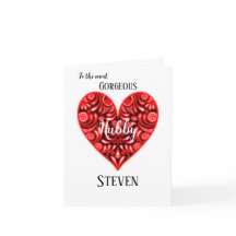 Gorgeous Hubby Valentines Day Card
