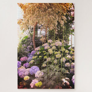 Gorgeous Hydrangea Garden Relaxing Self-Care Jigsaw Puzzle