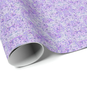 Gorgeous hydrangea pattern in lavender, floral  wrapping paper