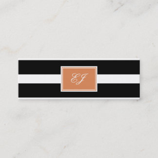 Gorgeous Initials Skinny Calling Cards