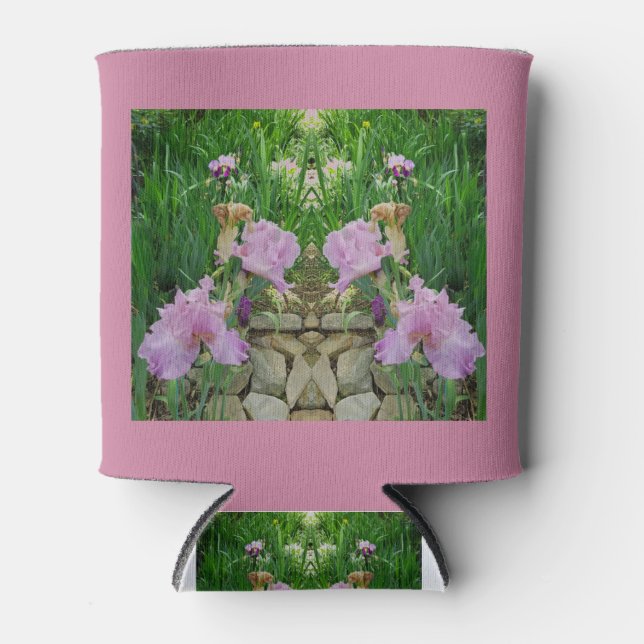 Gorgeous Iris Fantasy Pathway Can Cooler (Front)