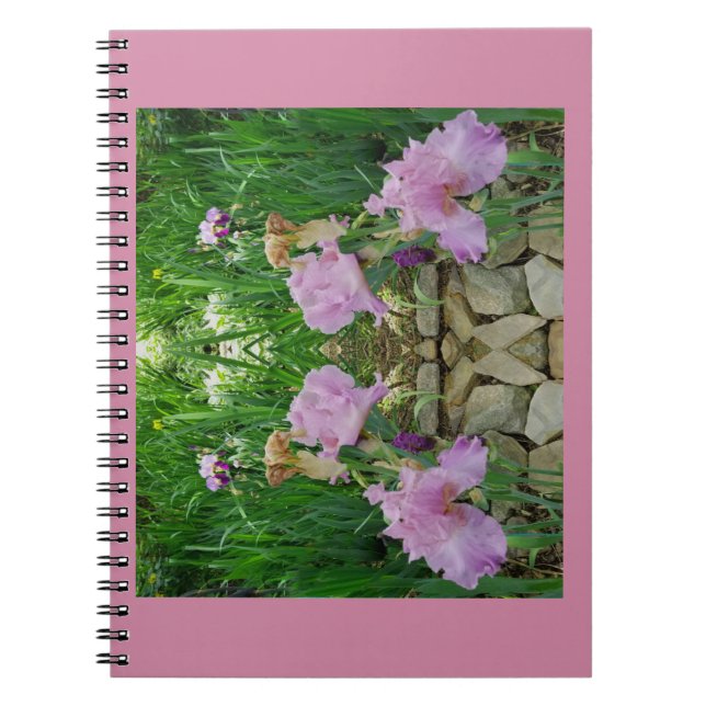 Gorgeous Iris Fantasy Pathway Notebook (Front)