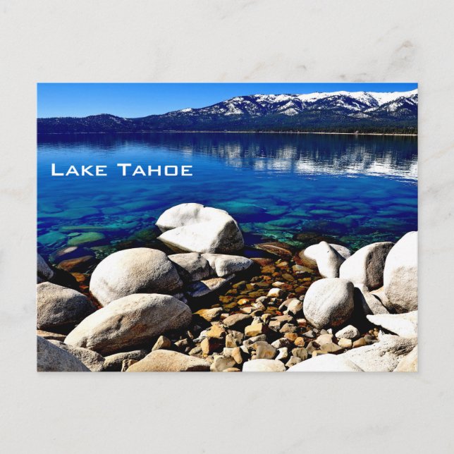 Gorgeous Lake Tahoe Postcard (Front)