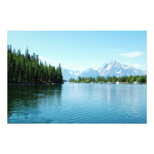 gorgeous landscape photography - lake, mountain, photo print