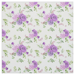 Gorgeous Lavender and White Floral Fabric