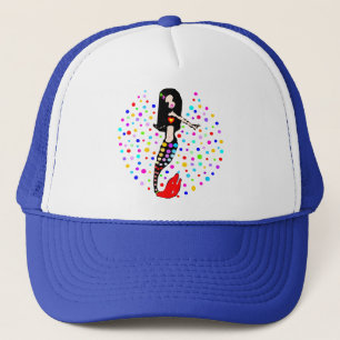 🧜♀️❤️✦°•Gorgeous Little Goth Mermaid Trucker Hat