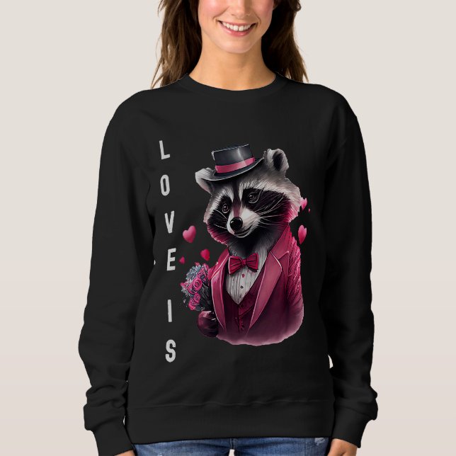 Gorgeous Love is With Heart Animal Valentine's day Sweatshirt (Front)