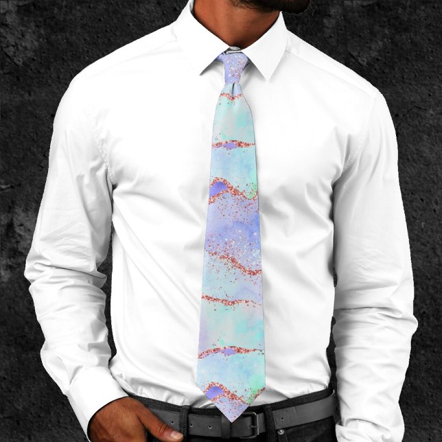 Gorgeous Luxe Agate | Sky Blue Watercolor Tie (Creator Uploaded)
