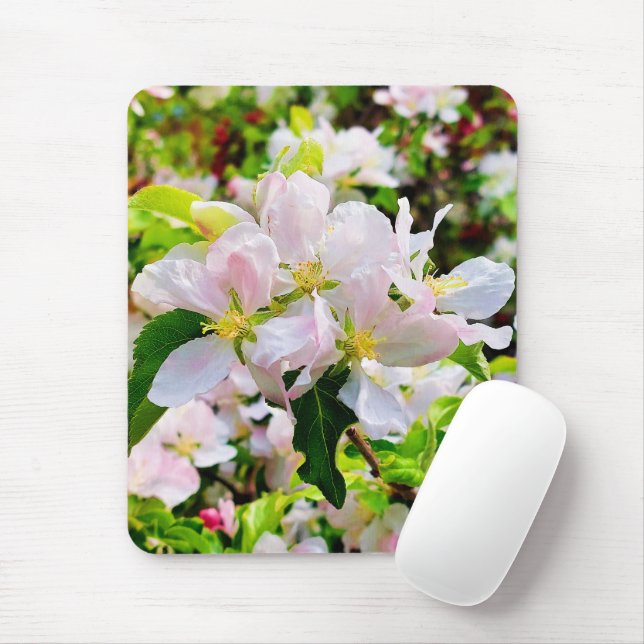 Gorgeous Malus asiatica Photo Mouse Pad (With Mouse)