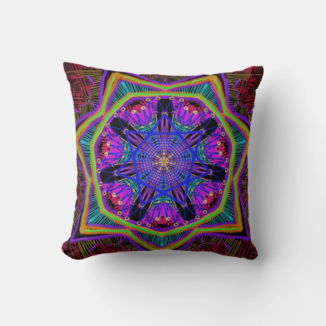 Gorgeous Mandala - full pattern Cushion (Front)