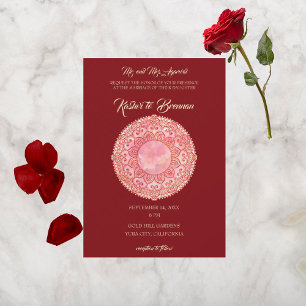 Gorgeous Mehndi Wedding Invitation