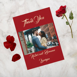 Gorgeous Mehndi Wedding Thank You Cards