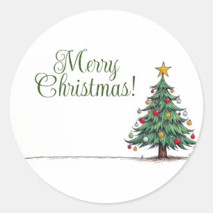 Gorgeous merry Christmas stickers