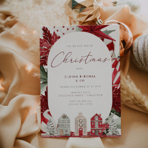 Gorgeous Modern Christmas Celebration Party Invitation