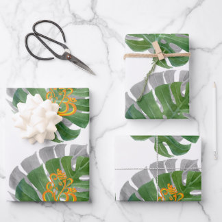 Gorgeous Om Ganesh Wrapping paper, Set of 3 Paper Sheet