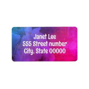 Gorgeous one of a-kind address labels