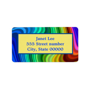 Gorgeous one of a-kind address labels