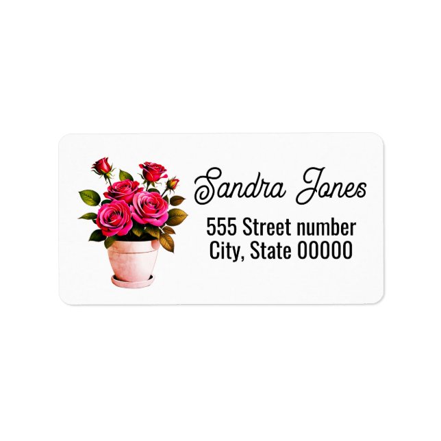 Gorgeous one of a-kind address labels (Front)