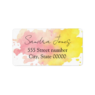 Gorgeous one of a-kind address labels