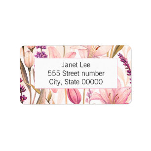 Gorgeous one of a-kind address labels