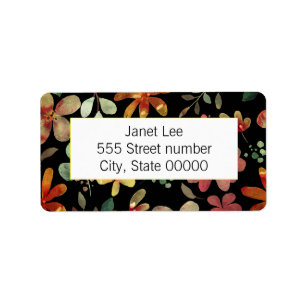 Gorgeous one of a-kind address labels