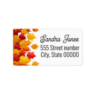 gorgeous one of a kind address labels Halloween