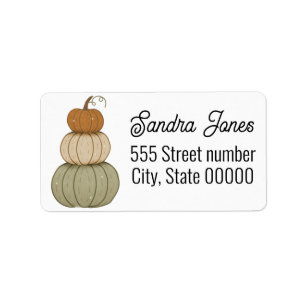 gorgeous one of a kind address labels Halloween