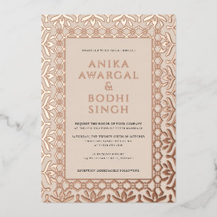Gorgeous Ornate Indian Frame Wedding REAL