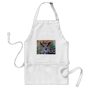 GORGEOUS OWL EYES STANDARD APRON