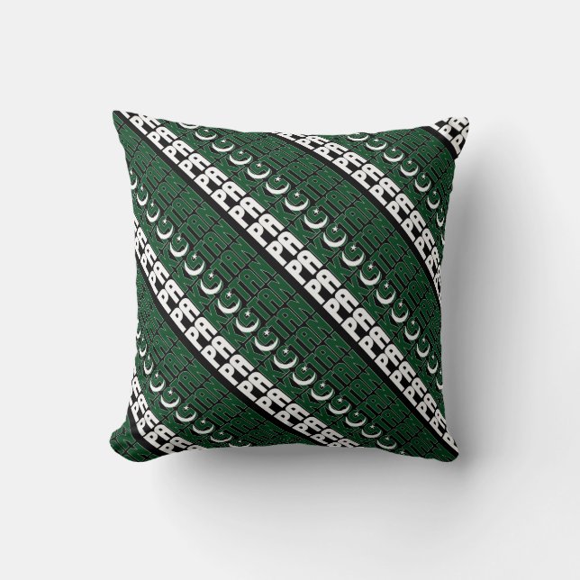 Gorgeous Pakistan National Flag Cushion (Front)