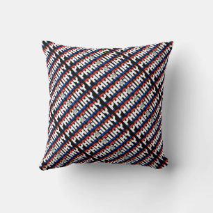 Gorgeous Paraguay National Flag Cushion