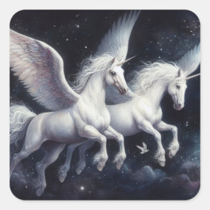 Gorgeous Pegasus in the Dark Sky Sticker Sheet
