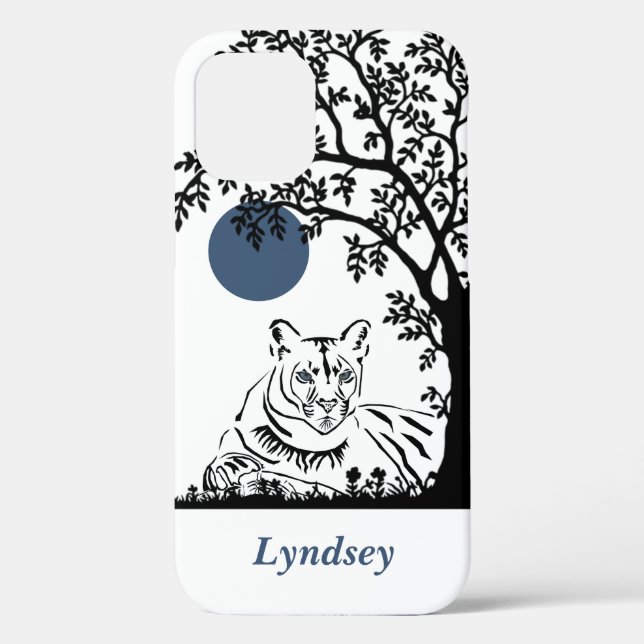 Gorgeous Personalizable Mountain Lion iPhone Case (Back)