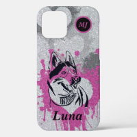 Gorgeous Personalizable Siberian Husky iPhone Case