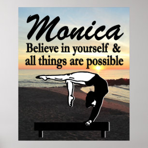 GORGEOUS PERSONALIZED GYMNASTICS POSTER