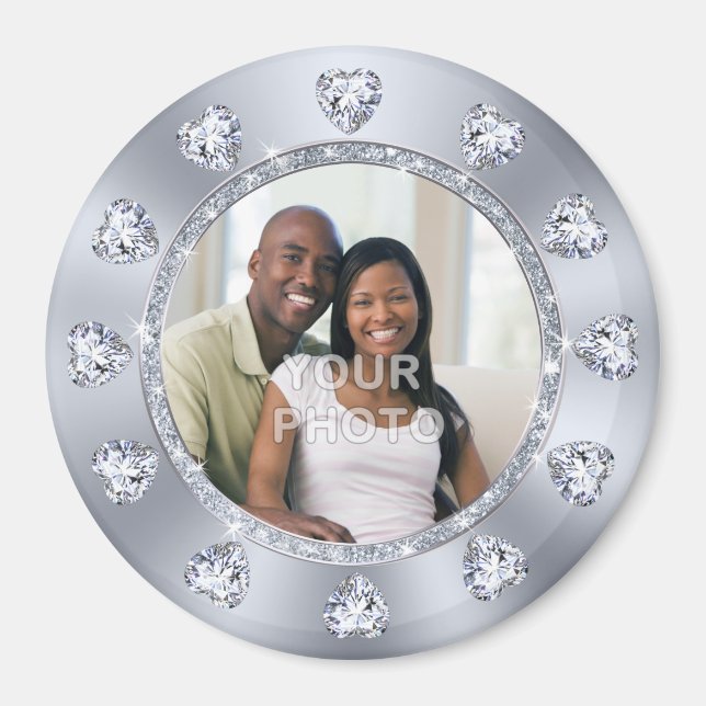 Gorgeous PHOTO yet, Cheap Wedding Party Favours,  Magnet (Front)